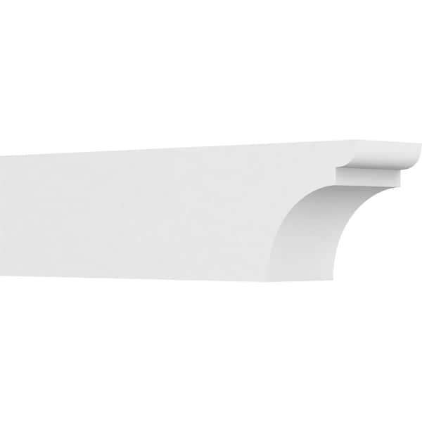 Ekena Millwork Standard Yorktown Architectural Grade PVC Rafter Tail, 6"W X 8"H X 30"L RFTP06X08X30YOR - main